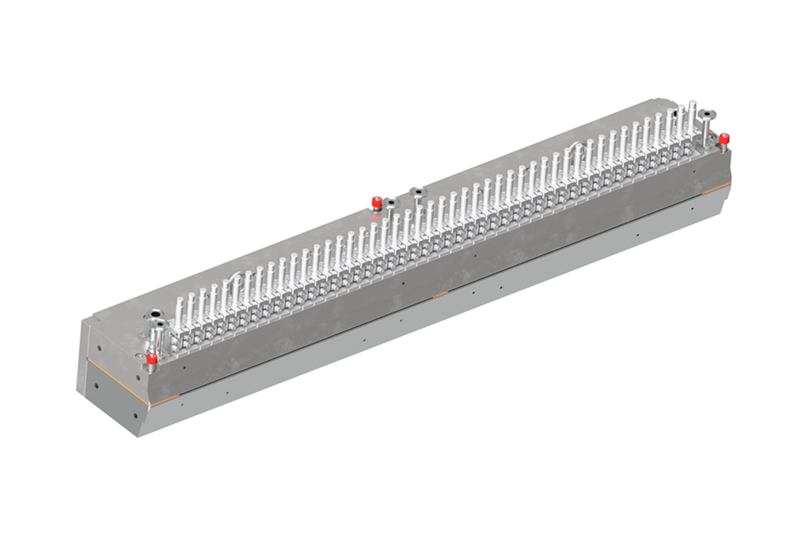 Breitschlitzdüse mit manueller T-Bar Verstellung über Mikrometerschrauben